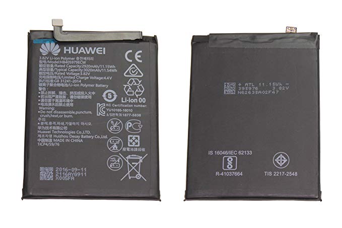 Γνήσια Original Huawei NOVA, NOVA SMART, Y5 2017, Honor 6C, Honor 6A, P9 Lite Mini, Y5 2018 Μπαταρία Battery HB405979ECW Li-Pol 3020 MAh BULK 24022116 (Service Pack By Huawei)