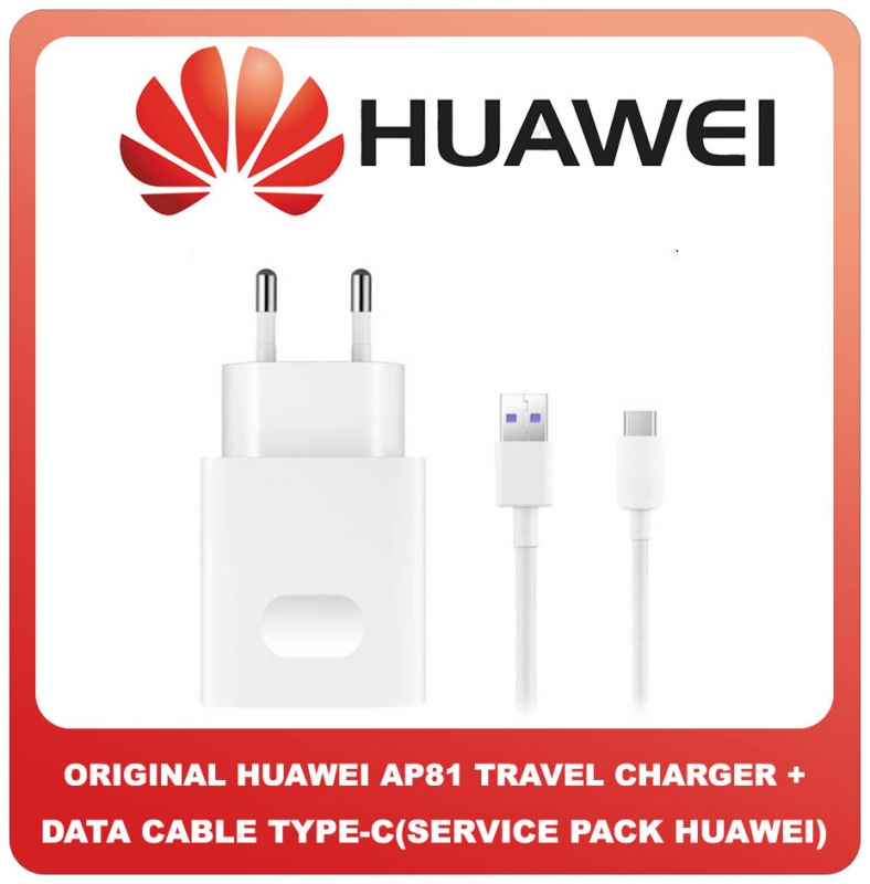 Chargeur Huawei original AP81+Câble USB TYPE-C 