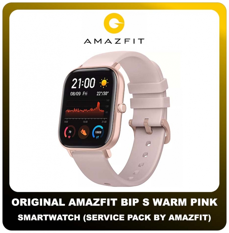 Amazfit Bip S A1821 Fitness Smartwatch/Warm Pink/Built-In GPS/