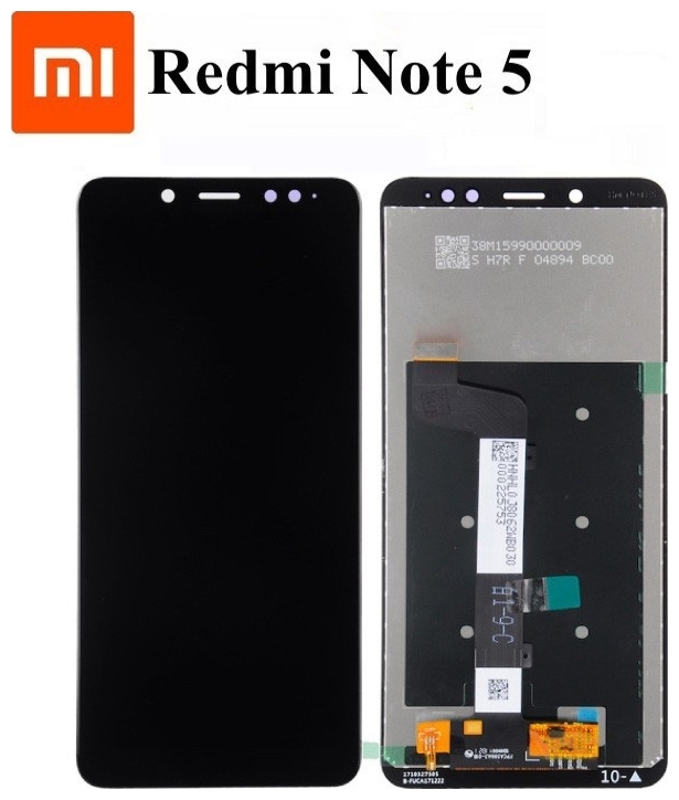 HQ OEM Xiaomi Redmi Note 5, Note 5 Pro Lcd Screen Display Οθόνη + Touch Screen Digitizer Μηχανισμός Αφής Black (Grade AAA+++)