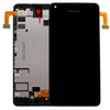 Γνήσια Original Microsoft Lumia 550 LCD Display Οθόνη + Touch Screen Μηχανισμός Αφής + Front Cover Black