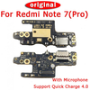 Γνήσιο Original Xiaomi Redmi Note 7, Redmi Note7, (M1901F7G) Καλωδιοταινία Φόρτισης SUB Type C Plug Charging Board (Charging Dock Flex) + Mic Μικρόφωνο 5600300530C7 ​ (Service Pack By Xiaomi)
