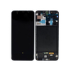 Γνήσια Original Samsung Galaxy A50 2019 (SM-A505F) Super AMOLED Οθόνη LCD Display Screen + Touch Screen DIgitizer Μηχανισμός Αφής + Frame Πλαίσιο GH82-19204A, GH82-19713A Black (Service Pack By Samsung)