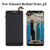 HQ OEM Xiaomi Redmi Note 4X / Redmi Note 4 Global LCD Display Assembly Screen Οθόνη + Touch Screen Digitizer Μηχανισμός Αφής + Frame Πλαίσιο Black  (Grade AAA+++)