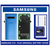 Γνήσιο Original Samsung Galaxy S10 Plus SM-G975F Rear Back Battery Cover Καπάκι Μπαταρίας + Camera Lens Τζαμάκι Κάμερας Blue (Service Pack By Samsung) GH82-18406C