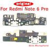 Γνήσιο Original Xiaomi Redmi Note6, Redmi Note 6 Pro, Καλωδιοταινία Φόρτισης SUB Usb Plug Charging Board (Charging Dock Flex) + Mic Μικρόφωνο (Service Pack By Xiaomi)