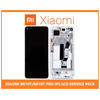 Γνήσια Original Xiaomi Mi 10T, Mi10T, Mi 10T PRO, Mi10T PRO,  IPS LCD, 144Hz, HDR10+, LCD DISPLAY SCREEN ΟΘΟΝΗ + TOUCH SCREEN DIGITIZER ΜΗΧΑΝΙΣΜΟΣ ΑΦΗΣ + FRAME ΠΛΑΙΣΙΟ SILVER (SERVICE PACK BY XIAOMI)