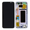 Γνήσια Original Samsung Galaxy S8 G950F G950 Οθόνη LCD Display Screen + Touch Screen DIgitizer Μηχανισμός Αφής + Frame Πλαίσιο Violet Orchid Grey GH97-20457C