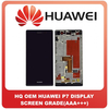 HQ OEM Huawei P7 Lcd Screen Display Οθόνη + Touch Screen Digitizer Μηχανισμός Αφής + Frame Πλαίσιο Black  Μαύρο (Grade AAA+++)