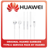 Γνήσιο Original Huawei  Earbuds  In-Ear Type-C Ακουστικά CM33 White 'Aσπρο (Service Pack by Huawei)