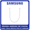 Γνήσια Original Samsung Galaxy A52 5G A525 A526 SM-A525F SM-A526B SM-A526B/DS CBF Coaxial Antenna Cable 136mm Καλώδιο Κεραίας Ομοαξονικό Blue Μπλε GH39-02100A​ (Service Pack By Samsung)