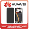 Γνήσιο Original Huawei Nova 3i INE-LX1 P Smart Plus 2018 SNE-L21 ​LCD Display Screen Οθόνη + Touch Screen DIgitizer Μηχανισμός Αφής + Battery Μπαταρία + Front Cover Μπροστινό Κάλυμμα Black Μαύρο 02352BUE (Service Pack By Huawei)