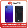 Γνήσιο Original Huawei P Smart Plus , PSmart Plus INE-LX1 Rear Back Battery Cover + Fingerprint Sensor + Camera Lens, Πίσω Καπάκι Μπαταρίας Με Αισθητήρα Δακτυλικών Αποτυπωμάτων Και Τζάμι Κάμερας Purple Μωβ 02352CAK (Service Pack By Huawei)