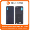 Original Γνήσιο Xiaomi Redmi 9A Redmi9A (M2006C3LG, M2006C3LI, M2006C3LC, M2004C3L) Rear Back Battery Cover Πίσω Κάλυμμα Καπάκι Μπαταρίας Black Μαύρο (Service Pack By Xiaomi)