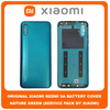 Original Γνήσιο Xiaomi Redmi 9A Redmi9A (M2006C3LG, M2006C3LI, M2006C3LC, M2004C3L) Rear Back Battery Cover Πίσω Κάλυμμα Καπάκι Μπαταρίας Green Πράσινο (Service Pack By Xiaomi)