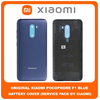Original Γνήσιο Xiaomi Pocophone F1 (M1805E10A, POCO F1) Rear Back Battery Cover Πίσω Κάλυμμα Καπάκι Μπαταρίας Blue Μπλε (Service Pack By Xiaomi)