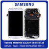 OEM HQ Samsung Galaxy S4 I9505 (GT-I9505, GT-I9515, SGH-I337, SC-04E, GT-I9515L) Lcd Screen Assembly Display Οθόνη + Touch Screen Digitizer Μηχανισμός Αφής + Frame Bezel Πλαίσιο White Άσπρο (Grade AAA+++)