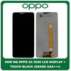 OEM HQ Oppo A3s A 3s (CPH1803, CPH1853, CPH1805) IPS LCD Display Assembly Screen Οθόνη + Touch Screen Digitizer Μηχανισμός Αφής Black Μαύρο (Grade AAA+++)