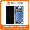 Γνήσιο Original Xiaomi Mi 11 , Mi11 (M2011K2C, M2011K2G) LCD Display Assembly Screen Οθόνη + Touch Screen Digitizer Μηχανισμός Αφής + Frame Bezel Πλαίσιο Blue Μπλε 56000500K200 (Service Pack By Xiaomi)