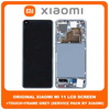 Γνήσιο Original Xiaomi Mi 11 , Mi11 (M2011K2C, M2011K2G) LCD Display Assembly Screen Οθόνη + Touch Screen Digitizer Μηχανισμός Αφής + Frame Bezel Πλαίσιο Midnight Gray 56000800K200 (Service Pack By Xiaomi)