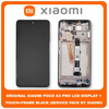 Original Γνήσιο Xiaomi Poco X3 Pro, (M2102J20SG, M2102J20SI), Poco X3 (MZB07Z0IN, MZB07Z1IN) IPS LCD Display Assembly Screen Οθόνη + Touch Screen Digitizer Μηχανισμός Αφής + Frame Bezel Πλαίσιο Tarnish Black Μαύρο 560002J20S00 (Service Pack By Xiaomi)