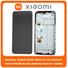 Original Γνήσιο Xiaomi Redmi Note 9T , Note9T (M2007J22G, J22) IPS LCD Display Assembly Screen Οθόνη + Touch Screen Digitizer Μηχανισμός Αφής + Frame Bezel Πλαίσιο Σασί Black Μαύρο 5600030J2200 (Service Pack By Xiaomi)