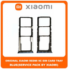 Original Γνήσιο Xiaomi Redmi 9C Redmi9C (M2006C3MG, M2006C3MT) SIM Tray Cover Assy + Micro SD Tray Slot Υποδοχέας Βάση Θήκη Κάρτας SIM Κάλυμμα Blue Μπλε (Service Pack By Xiaomi)
