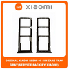 Original Γνήσιο Xiaomi Redmi 9C Redmi9C (M2006C3MG, M2006C3MT) SIM Tray Cover Assy + Micro SD Tray Slot Υποδοχέας Βάση Θήκη Κάρτας SIM Κάλυμμα Gray Γκρι (Service Pack By Xiaomi)