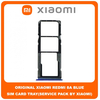 Original Γνήσιο Xiaomi Redmi 8A Redmi8A (MZB8458IN, M1908C3KG, M1908C3KH) SIM Tray Cover Assy + Micro SD Tray Slot Υποδοχέας Βάση Θήκη Κάρτας SIM Κάλυμμα Blue Μπλε (Service Pack By Xiaomi)