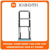 Original Γνήσιο Xiaomi Redmi 9 Redmi9 (M2004J19G, M2004J19C) SIM Tray Cover Assy + Micro SD Tray Slot Υποδοχέας Βάση Θήκη Κάρτας SIM Κάλυμμα Green Πράσινο (Service Pack By Xiaomi)