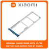 Original Γνήσιο Xiaomi Redmi Note 10 Pro, Redmi Note10 Pro (M2101K6G) SIM Card Tray Cover Assy + Micro SD Tray Slot Υποδοχέας Βάση Θήκη Κάρτας SIM Κάλυμμα Blue Μπλε (Service Pack By Xiaomi)