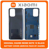Original Γνήσιο Xiaomi Redmi Note 10 , Note10 (M2101K7AI, M2101K7AG) Rear Back Battery Cover Πίσω Κάλυμμα Καπάκι Μπαταρίας Black Μαύρο (Service Pack By Xiaomi)
