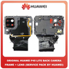 Original Γνήσιο Huawei P40 Lite (JNY-L21A, JNY-L01A, JNY-L21B, JNY-L22A, JNY-L02A, JNY-L22B) Rear Back Camera Frame Πίσω Πλαίσιο Κάμερας + Camera Lens Τζαμάκι Κάμερας 02353MVA (Service Pack By Huawei)