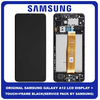 Γνήσιο Original Samsung Galaxy A12 A125 SM-A125F/DSN, SM-A125F/DS, SM-A125F, SM-A125M, SM-A125U Lcd Display Οθόνη + Touch Screen Μηχανισμός Αφής + Frame Πλαίσιο Black Μαύρο GH82-24708A GH82-24490A GH82-24491A(Service Pack By Samsung)