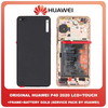 Original Γνήσια Huawei P40 2020 (ANA-AN00, ANA-TN00, ANA-NX9, ANA-LX4) OLED LCD Display Assembly Screen Οθόνη + Touch Digitizer Μηχανισμός Αφής + Πλαίσιο Σασί Frame Bezel + Battery Μπαταρία Gold Χρυσό 02353MFV (Service Pack By Huawei)