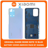 Original Γνήσιο Xiaomi Redmi Note 10 , Note10 (M2101K7AI, M2101K7AG) Rear Back Battery Cover Πίσω Κάλυμμα Καπάκι Μπαταρίας Blue Μπλε (Service Pack By Xiaomi)