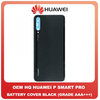 OEM HQ Huawei P Smart Pro PSmartPro (STK-L21) Rear Back Battery Cover Πίσω Κάλυμμα Πλάτη Καπάκι Μπαταρίας Black Μαύρο (Grade AAA+++)