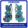 Original Γνήσιο Samsung Galaxy A30s A307 (SM-A307F, SM-A307FN, SM-A307G, SM-A307GN, SM-A307GT, SM-A307F/DS, SM-A307FN/DS, SM-A307G/DS, SM-A307GN/DS, SM-A307GT/DS) USB Charging SUB Board PCB Flex Charge Dock Connector Καλωδιοταινία Κονέκτορας Φόρτισης + Microphone Μικρόφωνο GH96-12857A (Service Pack By Samsung)