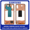 Original Γνήσιο Samsung Galaxy A40 A405 (SM-A405F, SM-A405FN, SM-A405FM, SM-A405S, SM-A405FN/DS, SM-A405F/DS, SM-A405FM/DS) Front Housing Lcd Middle Frame Bezel Plate Μεσαίο Πλαίσιο Coral Κοραλί GH97-22974D (Service Pack By Samsung)