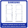Γνήσιο Original Samsung Galaxy A22 5G A226 (SM-A226B, SM-A226B/DS, SM-A226B/DSN) SIM Card Tray Cover Assy + Micro SD Tray Slot Υποδοχέας Βάση Θήκη Κάρτας SIM Κάλυμμα White Άσπρο GH81-20744A (Service Pack By Samsung)