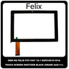 OEM HQ Felix FXT-1047 FXT 1047 10.1 Inches 8GB DXP2-0515-101A Touch Screen Digitizer Μηχανισμός Αφής Black Μαύρο (Grade AAA+++)