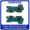 Γνήσιο Original Samsung Galaxy A22 4G 2021 A225F (SM-A225F, SM-A225F/DS) Καλωδιοταινία Φόρτισης SUB Charging Board (Charge Connector Dock Flex) + Mic Μικρόφωνο GH59-15487A (Service Pack By Samsung)