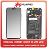 Original Γνήσια Huawei Honor 9X Lite Honor9X Lite (JSN-L21, JSN-L22, JSN-L23) IPS LCD Display Assembly Screen Οθόνη + Touch Digitizer Μηχανισμός Αφής + Πλαίσιο Σασί Frame Bezel + Battery Μπαταρία Black Μαύρο 02353QJJ (Service Pack By Huawei)