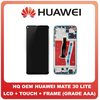 OEM HQ Huawei Mate 30 Lite Mate30 Lite Nova5i Pro Nova 5i Pro (SPL-AL00, SPL-TL00) IPS Lcd Display Assembly Screen Οθόνη + Touch Digitizer Μηχανισμός Αφής + Frame Bezel Πλαίσιο Μαύρο Black (Grade AAA+++)