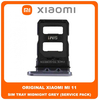 Original Γνήσιο Xiaomi Mi 11 Mi11 (M2011K2C, M2011K2G) SIM Card Tray Cover Assy + Micro SD Tray Slot Υποδοχέας Βάση Θήκη Κάρτας SIM Κάλυμμα Midnight Gray Γκρι (Service Pack By Xiaomi)