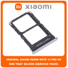 Original Γνήσιο Xiaomi Redmi Note 10 Pro 5G CN , Note10 Pro 5G CN (China Version) SIM Card Tray Cover Assy + Micro SD Tray Slot Υποδοχέας Βάση Θήκη Κάρτας SIM Κάλυμμα Silver Ασημί (Service Pack By Xiaomi)