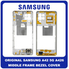 Original Γνήσιο Samsung Galaxy A42 5G (A426 SM-A426B) FRONT HOUSING LCD MIDDLE FRAME COVER BEZEL PLATE ΜΕΣΑΙΟ ΠΛΑΙΣΙΟ WHITE /GREY GH97-25855B (Service Pack By Samsung)