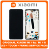 Γνήσιο Original Xiaomi Mi 11X , Mi11X, Mi11i, Mi 11i (M2012K11AI, M2012K11G), Poco F3 (M2012K11AG)​ LCD Display Assembly Screen Οθόνη + Touch Screen Digitizer Μηχανισμός Αφής + Frame Bezel Πλαίσιο BLACK 5600030K1100 (Service Pack By Xiaomi)