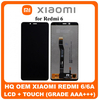 OEM HQ Xiaomi Redmi 6, Redmi6, (M1804C3DG, M1804C3DH, M1804C3DI) Redmi6A, Redmi 6A (M1804C3CG, M1804C3CH, M1804C3CI) LCD Display Assembly Οθόνη + Touch Screen Digitizer Μηχανισμός Αφής Black (Grade AAA+++)
