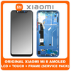 Γνήσιο Original Xiaomi Mi 8 Mi8 (M1803E1A) Amoled LCD Display Screen Οθόνη + Touch Screen Digitizer Μηχανισμός Αφής Blue 561010006033 (Service Pack By Xiaomi)